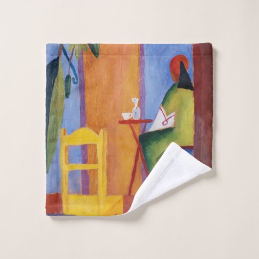 Kunsthanddoekset "Turks Café" Bad Handdoek (Wasdoekje)