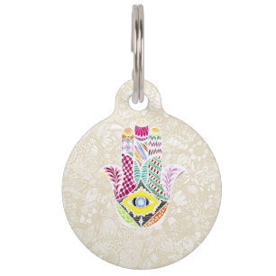 Kunsthandtekening Hamsa Handtekening en tekeningen Huisdierpenning