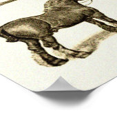 kunsthardvloeren Grafiek bedrukt poster (Hoek)