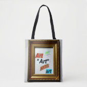 kunsthart-canvas tas (Voorkant)