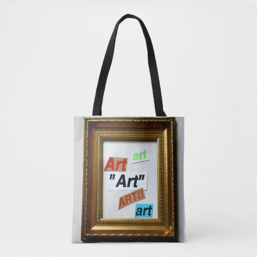 kunsthart-canvas tas (Voorkant)