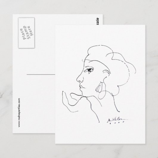 KUNSTHOOFD VAN VROUWENSE BRIEFKAARTEN (Voorkant / Achterkant)