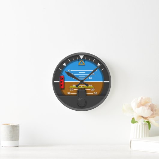 kunsthorizon wall clock ronde klok (Huis)