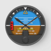 kunsthorizon wall clock ronde klok (Voorkant)