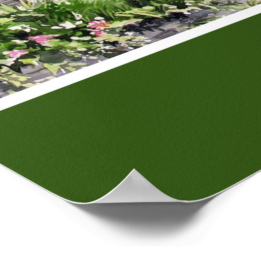 Kunsthuis bij het Derlmere Lake District England Poster (Hoek)