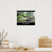 Kunsthuis bij het Derlmere Lake District England Poster (Keuken)