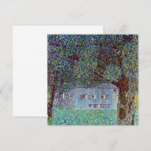 Kunsthuis in Opper-Oostenrijk door Gustav Klimt (Voorkant / Achterkant)