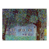 Kunsthuis in Opper-Oostenrijk door Gustav Klimt (Voorkant Horizontaal)