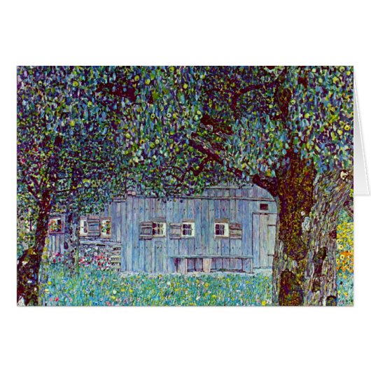 Kunsthuis in Opper-Oostenrijk door Gustav Klimt (Voorkant Horizontaal)