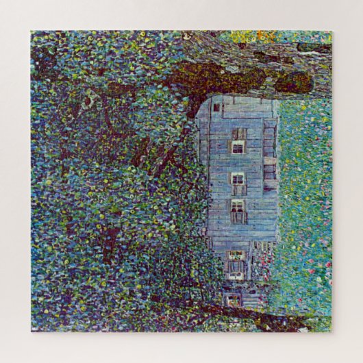 Kunsthuis in Opper-Oostenrijk door Gustav Klimt Legpuzzel (Verticaal)