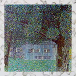 Kunsthuis in Opper-Oostenrijk door Gustav Klimt Legpuzzel<br><div class="desc">Farmhouse in Upper Austria (1912) door Gustav Klimt is een Victoriaans Era symboliek fijn kunstschilderij. Een natuur scène met bomen en een bloesem met een schuur op een boerderij. De grote houten constructie heeft ramen. Over de kunstenaar: Gustav Klimt (1862-1918) was een Oostenrijkse symbolistische schilder en een van de meest...</div>