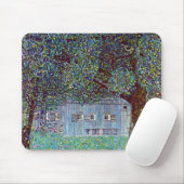 Kunsthuis in Opper-Oostenrijk door Gustav Klimt Muismat (Met muis)