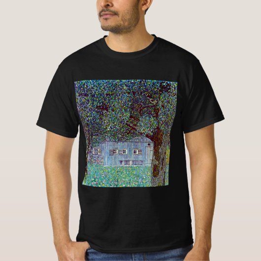 Kunsthuis in Opper-Oostenrijk door Gustav Klimt T-shirt (Voorkant)