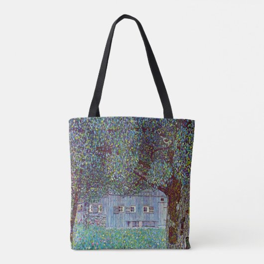 Kunsthuis in Opper-Oostenrijk door Gustav Klimt Tote Bag (Achterkant)