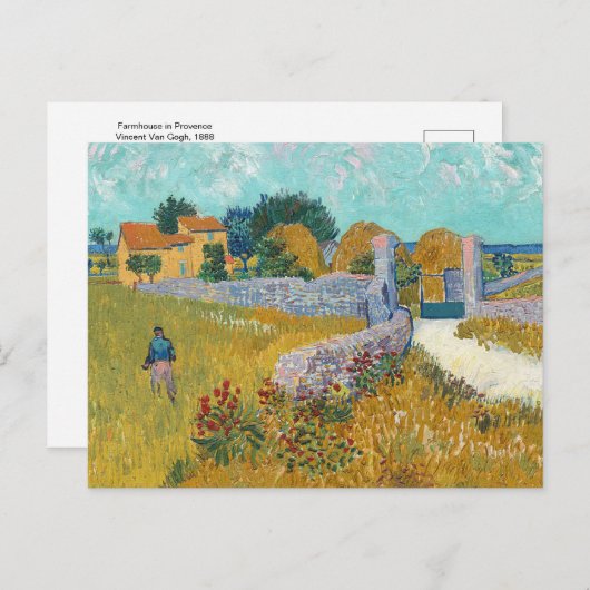 Kunsthuis in Provence door het Briefkaart Vincent (Voorkant / Achterkant)