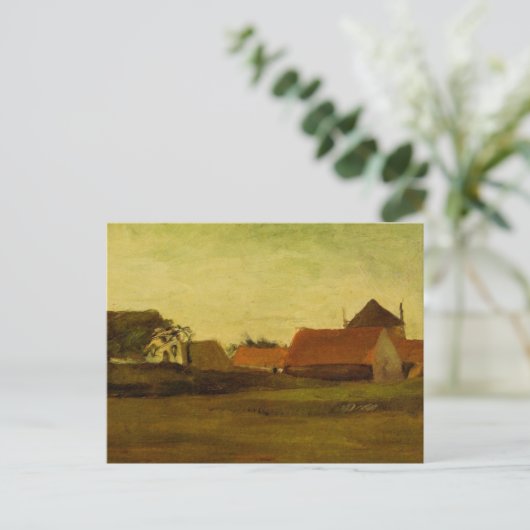 Kunsthuizen in Loosduinen Hague door Vincent van G Briefkaart (Staand voorkant)