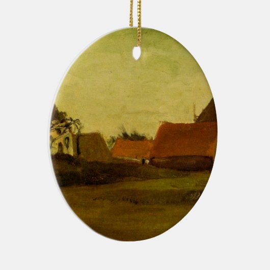 Kunsthuizen in Loosduinen Hague door Vincent van G Keramisch Ornament (Rechts)