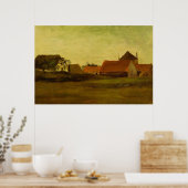 Kunsthuizen in Loosduinen Hague door Vincent van G Poster (Keuken)