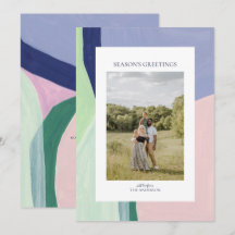 Kunstige kerstvakantie foto-kerstkaart