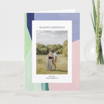 Kunstige kerstvakantie fotokaart