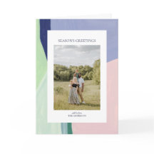 Kunstige kerstvakantie fotokaart