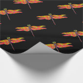 Kunstillustratie Dragonfly Cadeaupapier (Hoek)