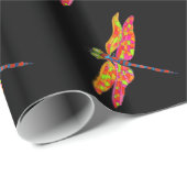Kunstillustratie Dragonfly Cadeaupapier (Rol Hoek)