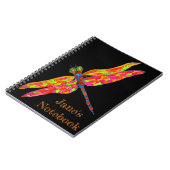 Kunstillustratie Dragonfly Notitieboek (Linkerzijde)