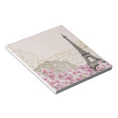 Kunstillustratie  Eiffeltoren in Parijs Notitieblok (Schuin)