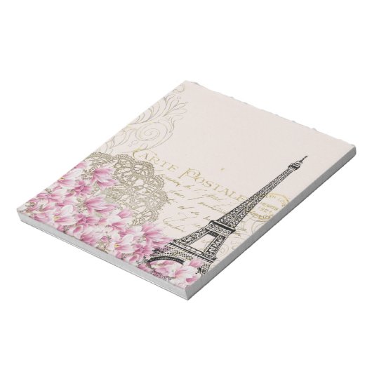 Kunstillustratie  Eiffeltoren in Parijs Notitieblok (Linkerzijde)