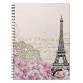 Kunstillustratie van de  Eiffeltoren in Parijs Notitieboek (Voorkant)