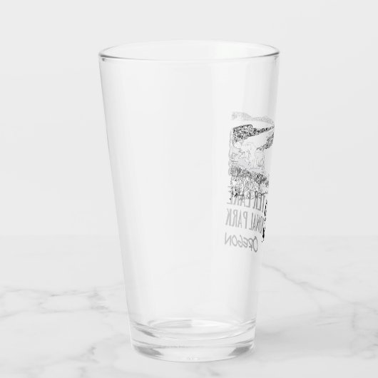 Kunstillustratie van het nationaal park van het me glas (Rechts)