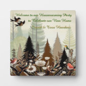 Kunstillustratie van moderne simplistische vogels fotoplaat (Voorkant)