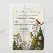 Kunstillustratie van moderne simplistische vogels kaart (Voorkant)