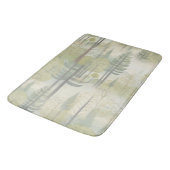 Kunstillustratie van pijnbomen in een moderne stij badmat (Gekanteld)