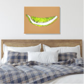 Kunstillustratie waterverf citrusvruchten canvas afdruk (Insitu (Slaapkamer))