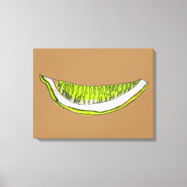 Kunstillustratie waterverf citrusvruchten  canvas afdruk