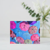 Kunstinstallatie voor heldere kleuren briefkaart (Staand voorkant)