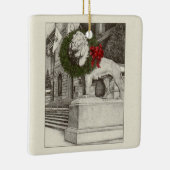 Kunstinstituut Leeuw keramisch ornament (Rechts)