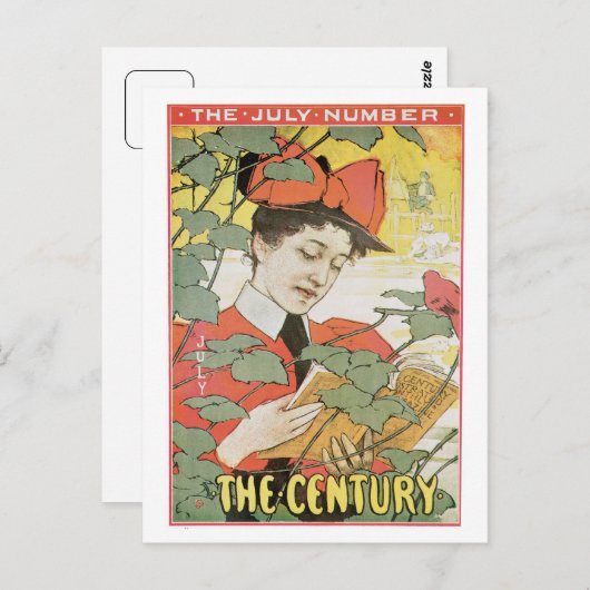  kunstjaar juli briefkaart (Voorkant / Achterkant)