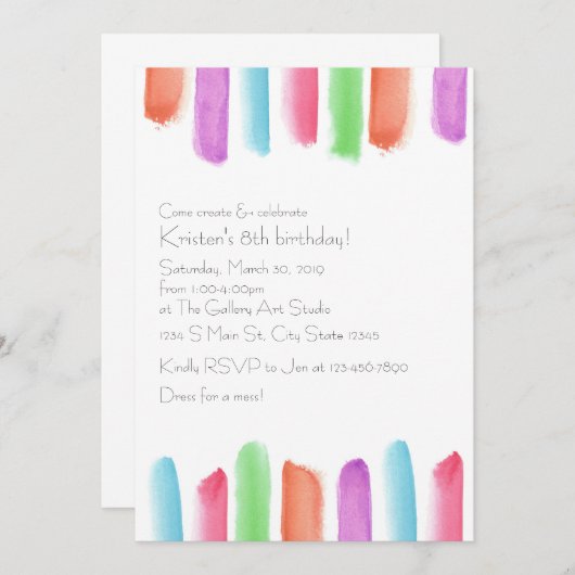 Kunstjaar Kaart (Voorkant / Achterkant)