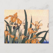  kunstJapans Iris-bloem Briefkaart (Voorkant)