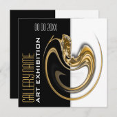 Kunstjuwelententoonstelling show kaart (Voorkant / Achterkant)