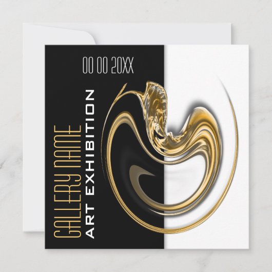 Kunstjuwelententoonstelling show kaart (Voorkant)