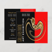 Kunstjuwelententoonstelling show kaart (Voorkant / Achterkant)