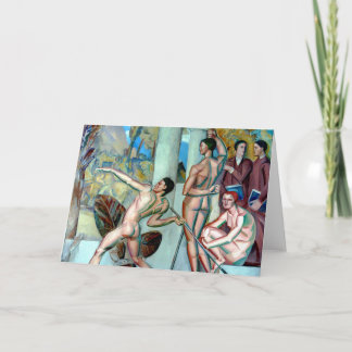 Kunstkaart met Gezonde Geest in een Gezond Lichaam Kaart