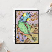 Kunstkaart met speciale functies van Denis Gaston  Kaart (Voorkant / Achterkant in situ)