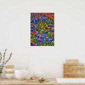 Kunstkaart "Painted Dreams" Vriendelijke bloemen! Poster (Keuken)