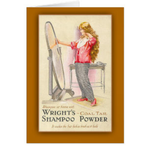 Kunstkaarten voor kolen Tar Shampoo