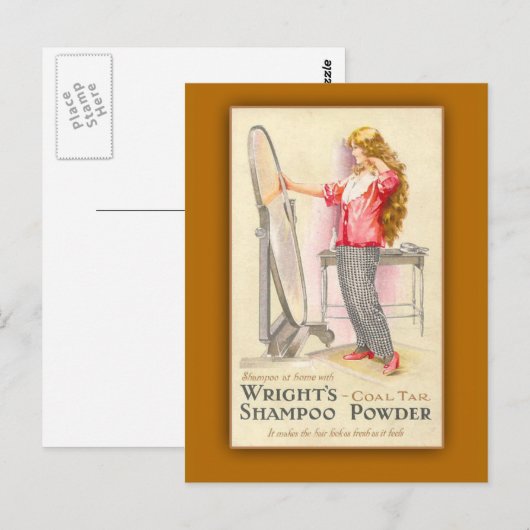 Kunstkaarten voor kolen Tar Shampoo Briefkaart (Voorkant / Achterkant)